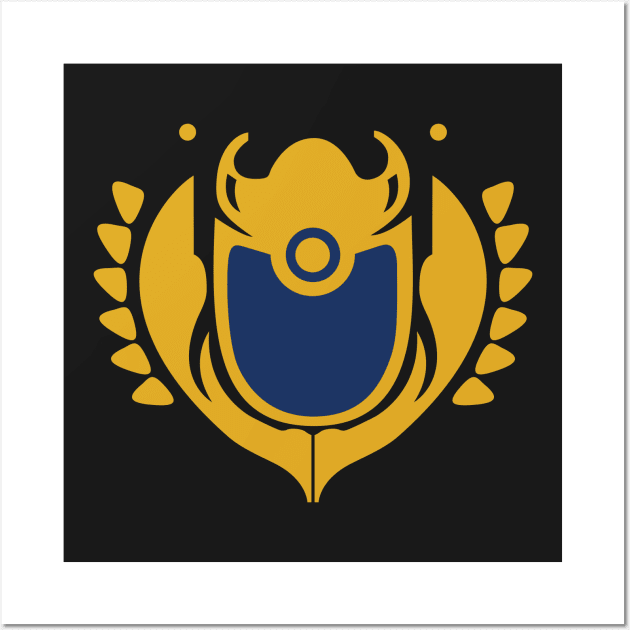 Destiny: Solar Labor Flawless Emblem Wall Art by SykoticApparel